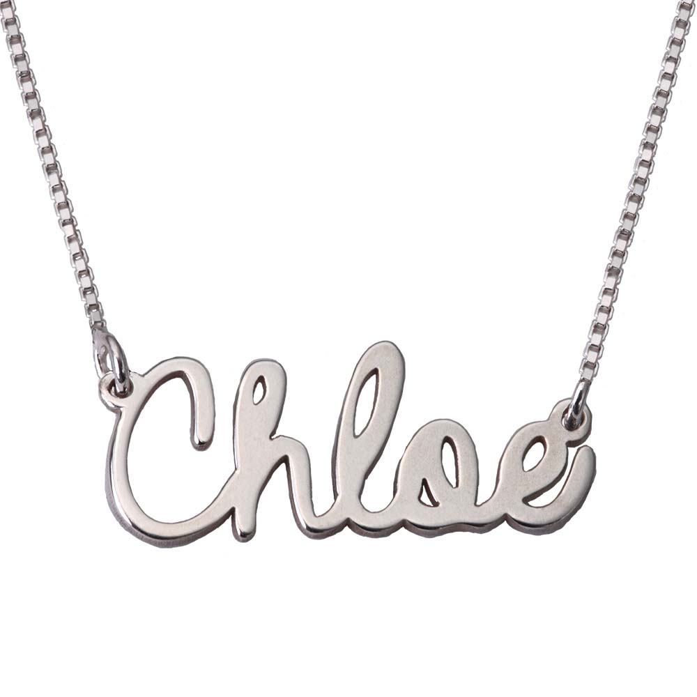 chloe name necklace